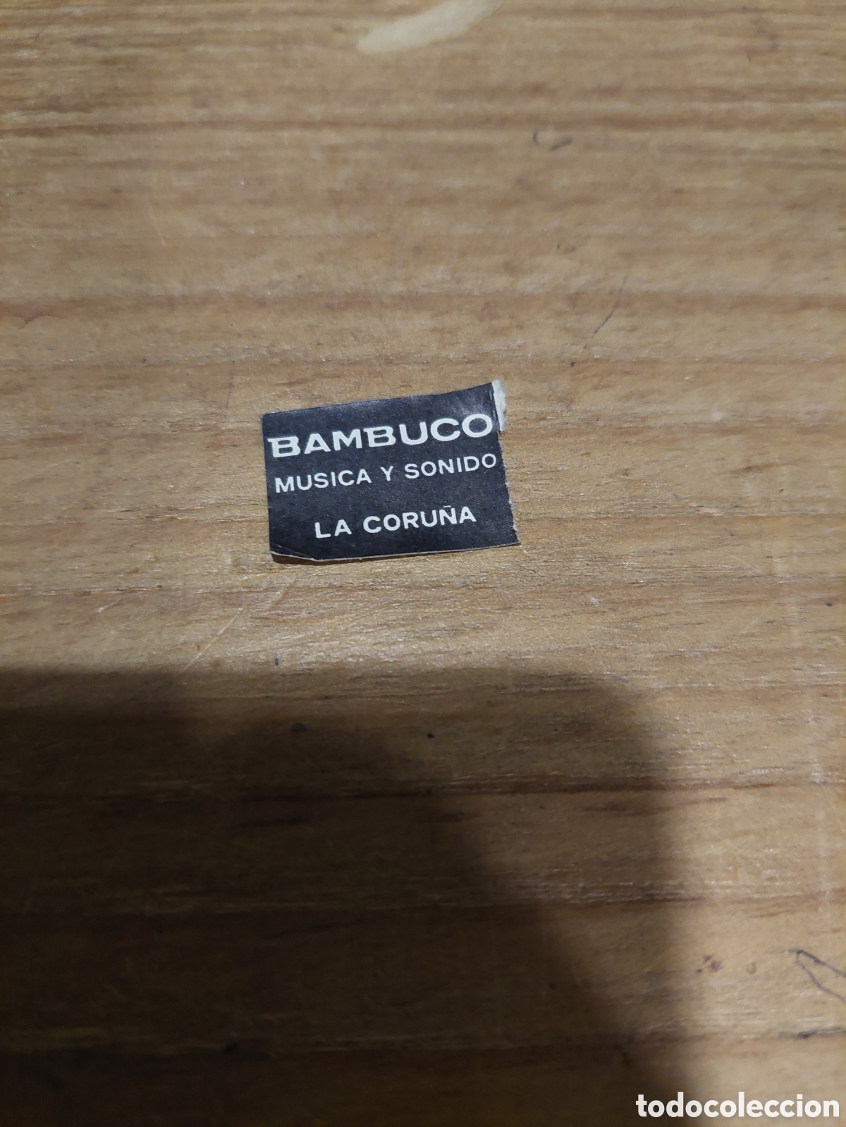Etiquetas antiguas: Etiqueta la coru&ntilde;a discos Bambuco - Foto 1