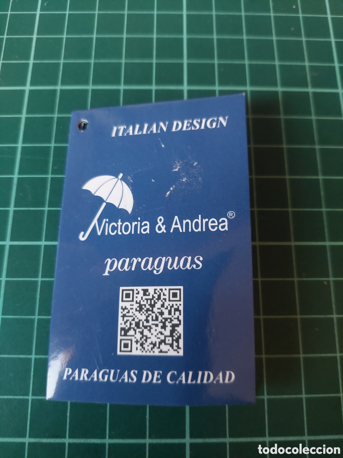 Etichette antiche: ETIQUETA PARAGUAS VICTORUA&ANDREA ITALIAN DESIGN