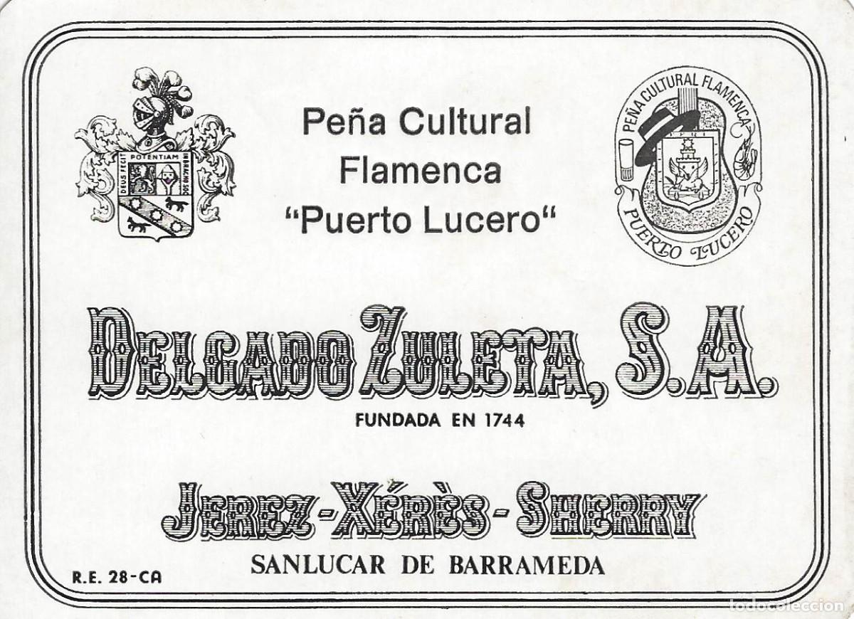 Etiquetas antiguas: E1269 BODEGAS DELGADO ZULETA-JEREZ - Foto 1