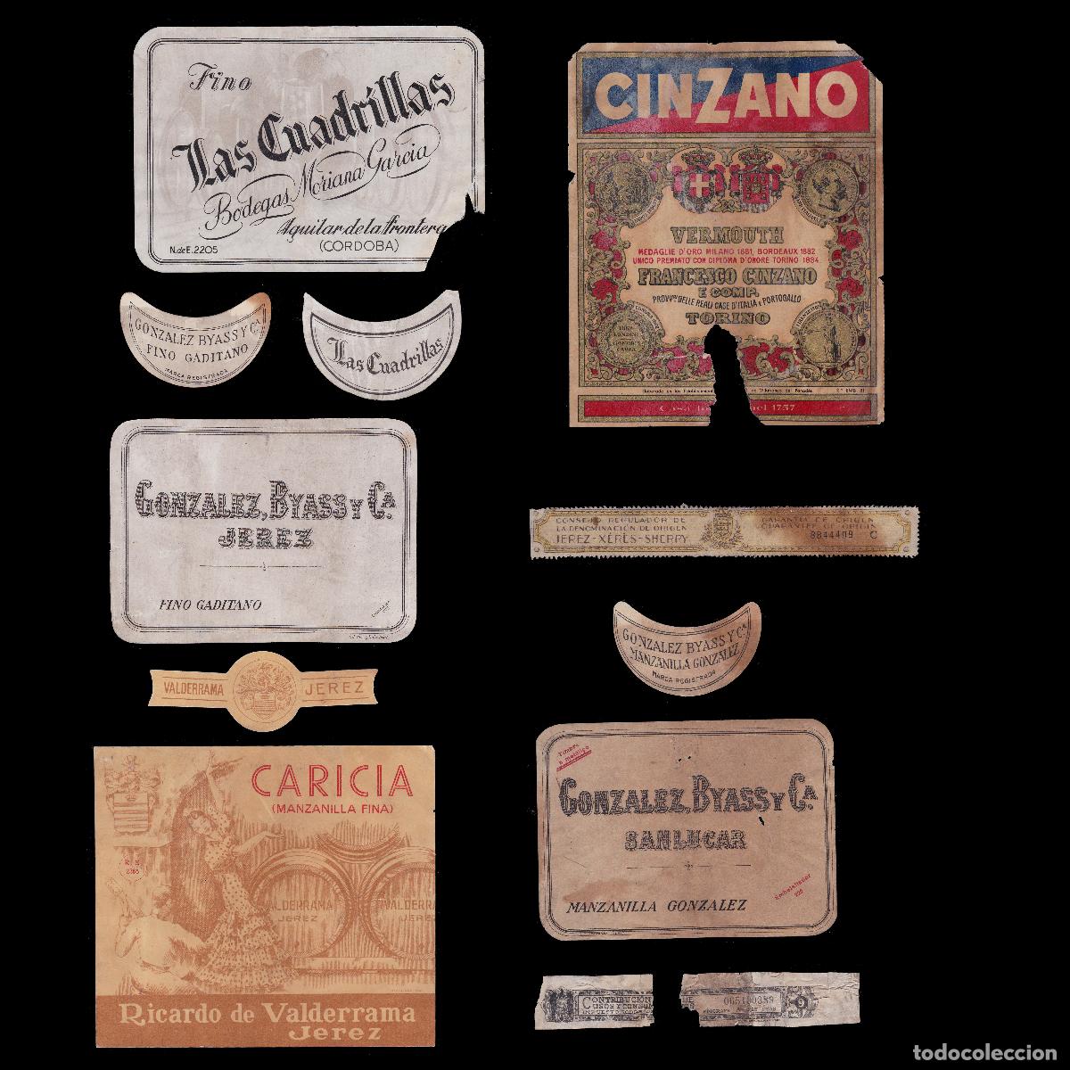 Etiquetas antiguas: ETIQUETAS DE BOTELLAS ANTIGUAS - Foto 1