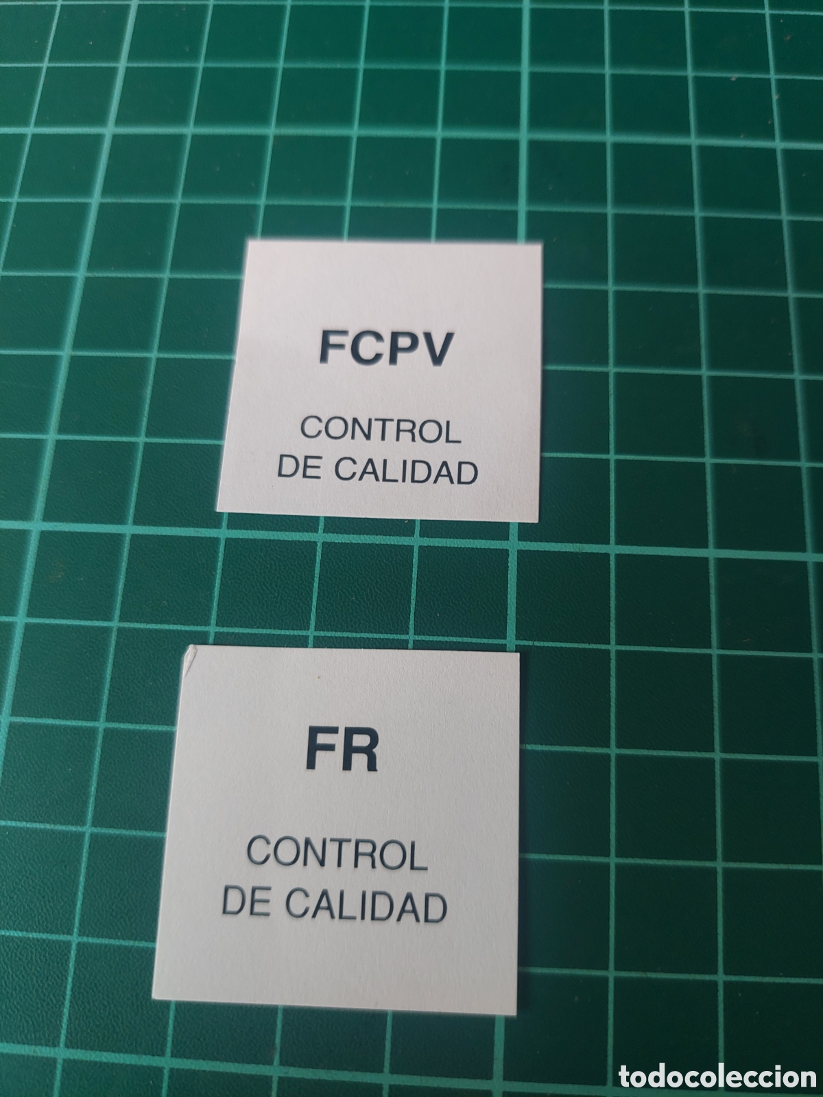 Alte Etiketten: ETIQUETA CORREOS CINTROL CALIDAD