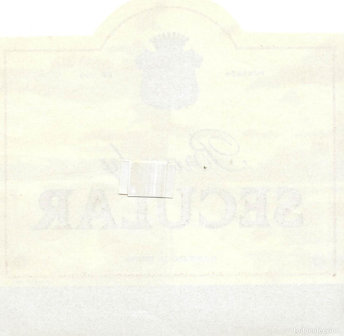 Etiquetas antiguas: E1529 BODEGAS ALVEAR-BRANDY SECULAR - Foto 2
