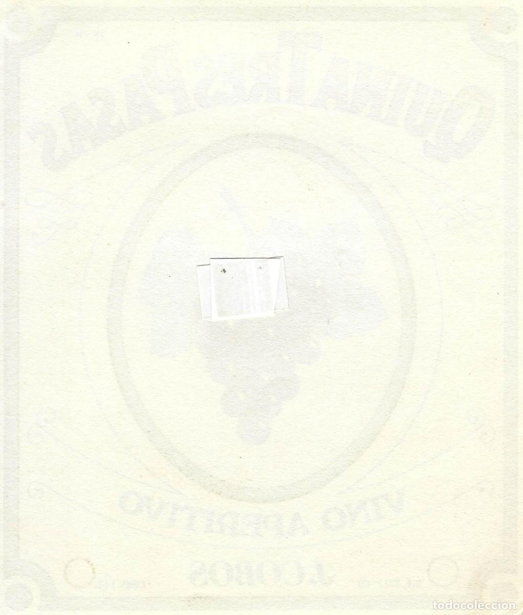 Etiquetas antiguas: E1554 BODEGAS J. COBOS-QUINA TRES PASAS-1L - Foto 2