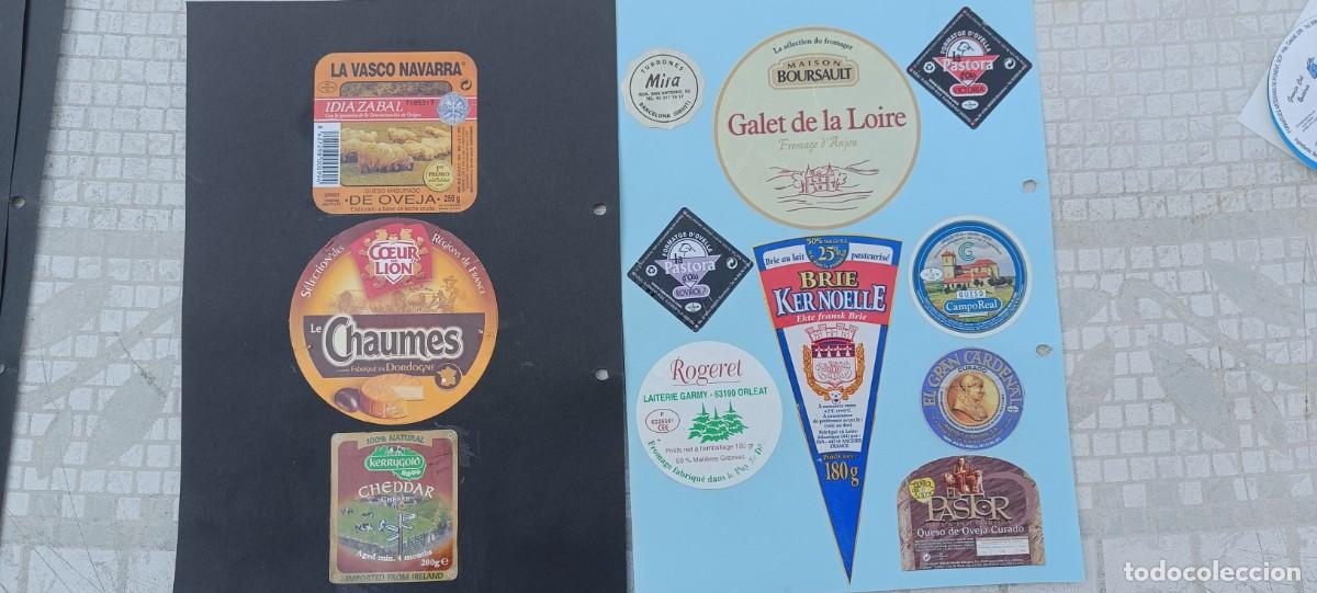 Etiquetas antiguas: Coleccion de 93 etiquetas de queso - Foto 4