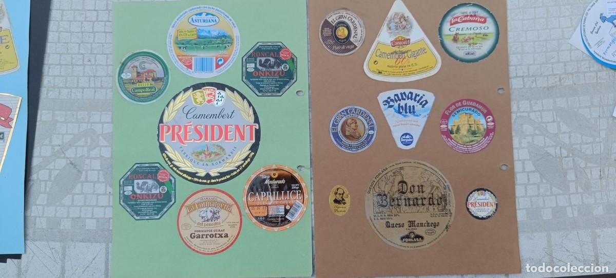 Etiquetas antiguas: Coleccion de 93 etiquetas de queso - Foto 5