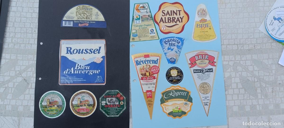 Etiquetas antiguas: Coleccion de 93 etiquetas de queso - Foto 6