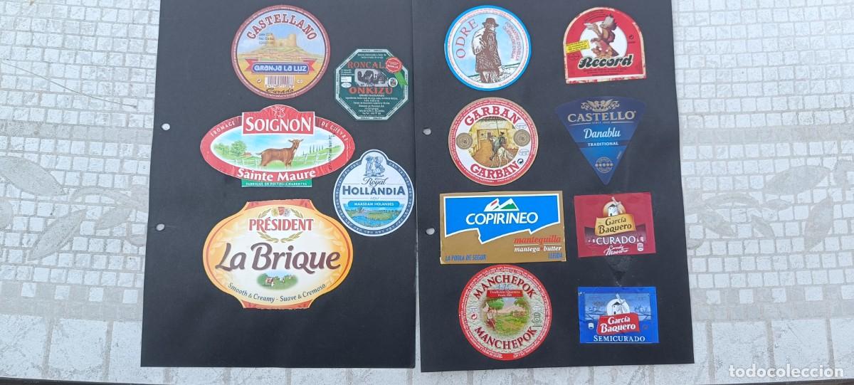 Etiquetas antiguas: Coleccion de 93 etiquetas de queso - Foto 8
