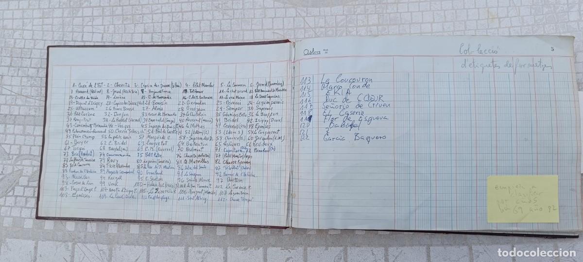 Etiquetas antiguas: Coleccion de 135 etiquetas de queso. 1969-2011 - Foto 3