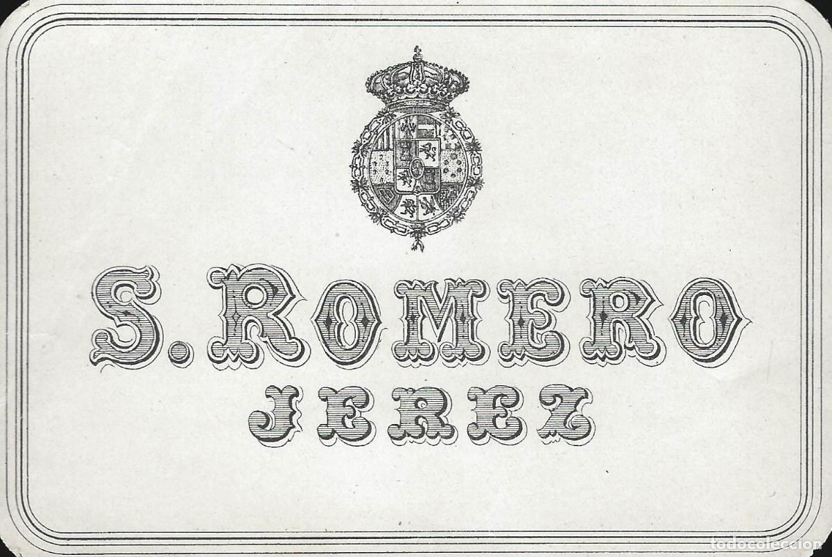 Etiquetas antiguas: E2069 BODEGAS ??????-S. ROMERO - Foto 1