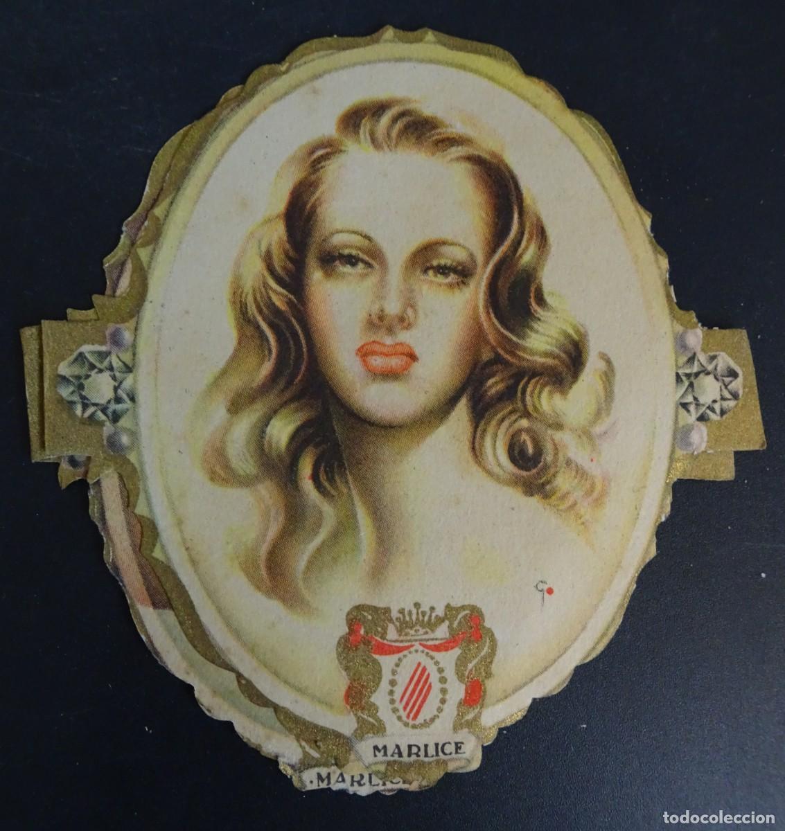 Old Labels: ETIQUETA PUBLICIDAD TROQUELADA , MARLICE, VER FOTOS