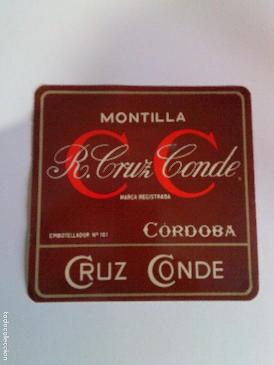 Etichette antiche: Etiqueta antigua Cruz Conde Montilla
