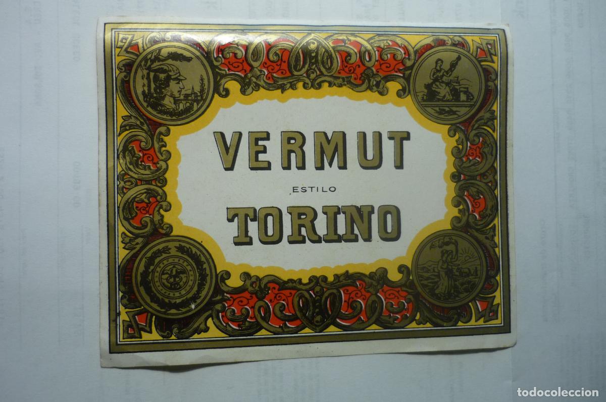 Etichette antiche: etiqueta vermut torino