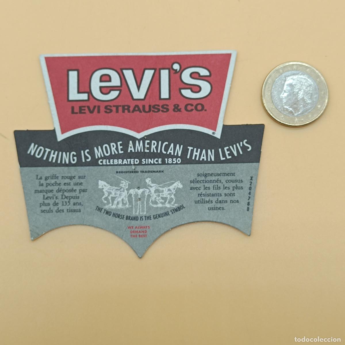 Etichette antiche: ETIQUETA LEVIS LEVI&acute;S. ORIGINAL.