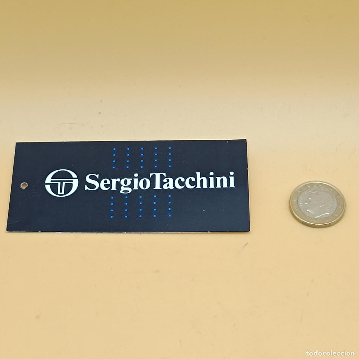 Etichette antiche: ETIQUETA DE PRENDA DEPORTIVA SERGIO TACCHINI. A&Ntilde;OS 90 0RIGINAL.