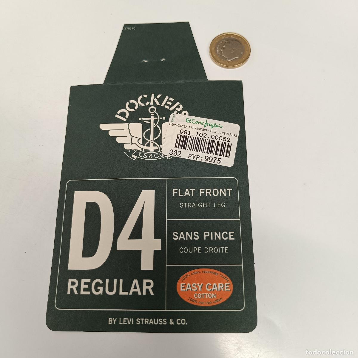 Old Labels: ETIQUETA DOCKERS PANTALONES. ORIGINAL A&Ntilde;OS 90.