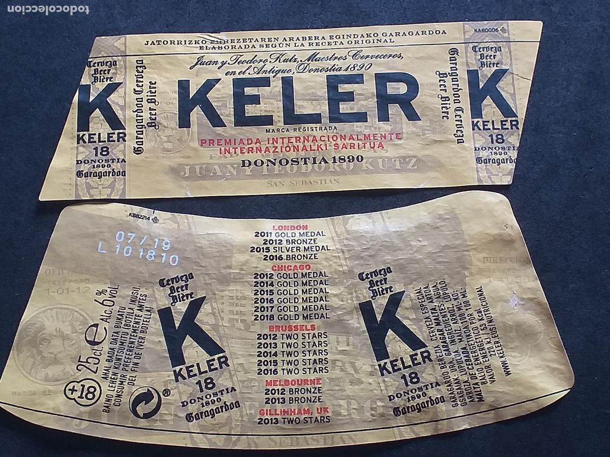Old Labels: CERVEZA-V9ET-XXVI-ETIQUETAS-KELER