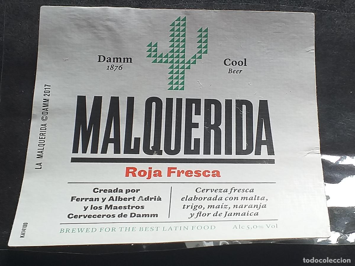 Old Labels: CERVEZA-V9ET-XXVI-ETIQUETAS-DAMM-MALQUERIDA