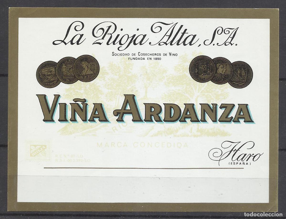 Old Labels: rioja alta vi&ntilde;a ardanza haro logro&ntilde;o