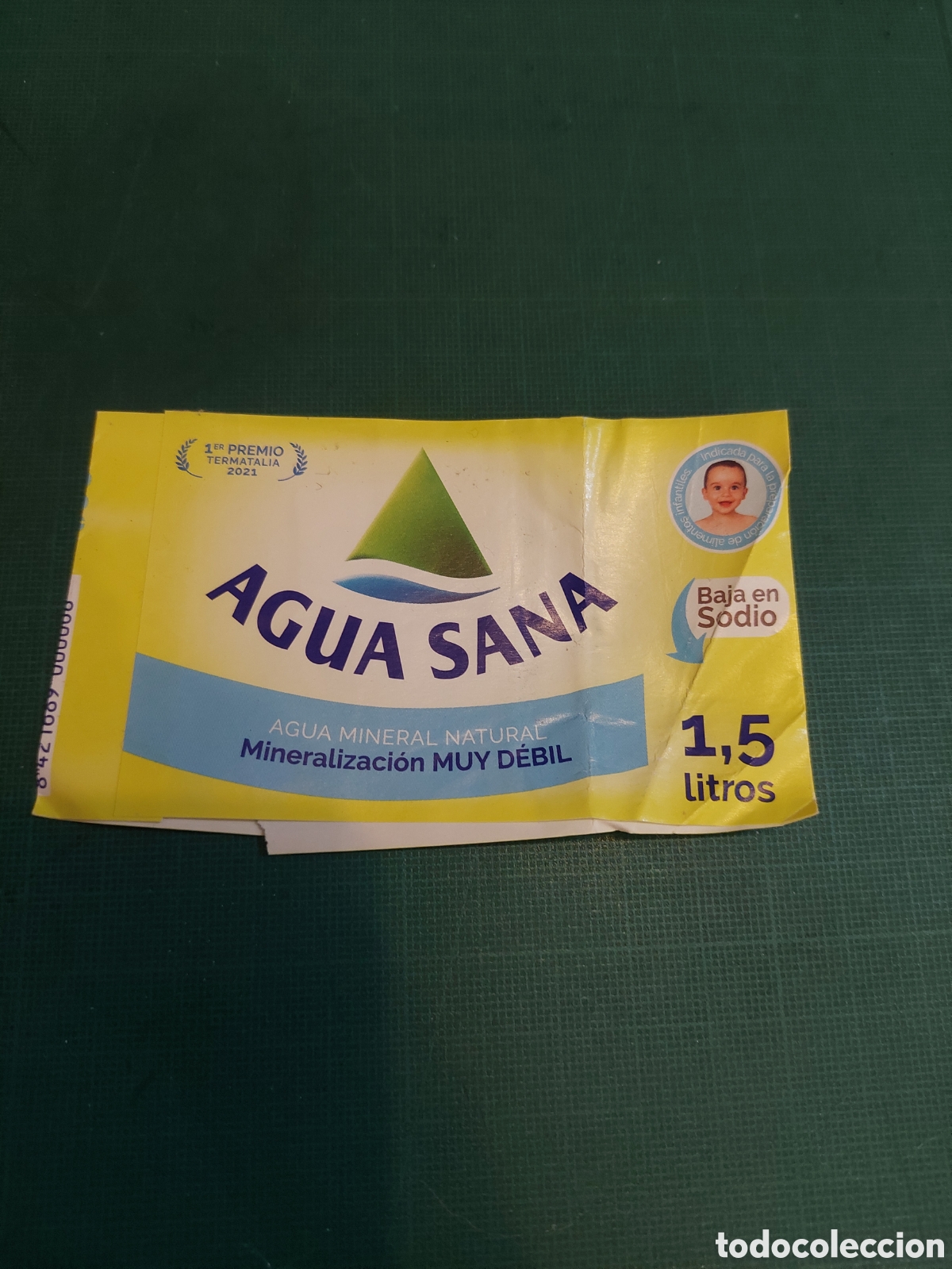 Etichette antiche: Etiqueta Galicia agua sana 1.5 bajo sodio