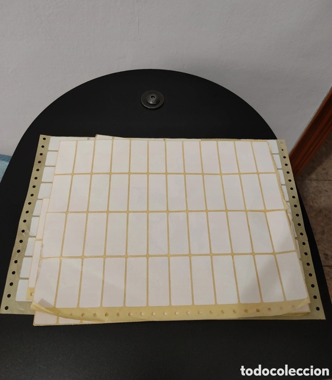 Etiquetas antiguas: Lote de Etiquetas Adhesivas Rectangulares - Foto 4
