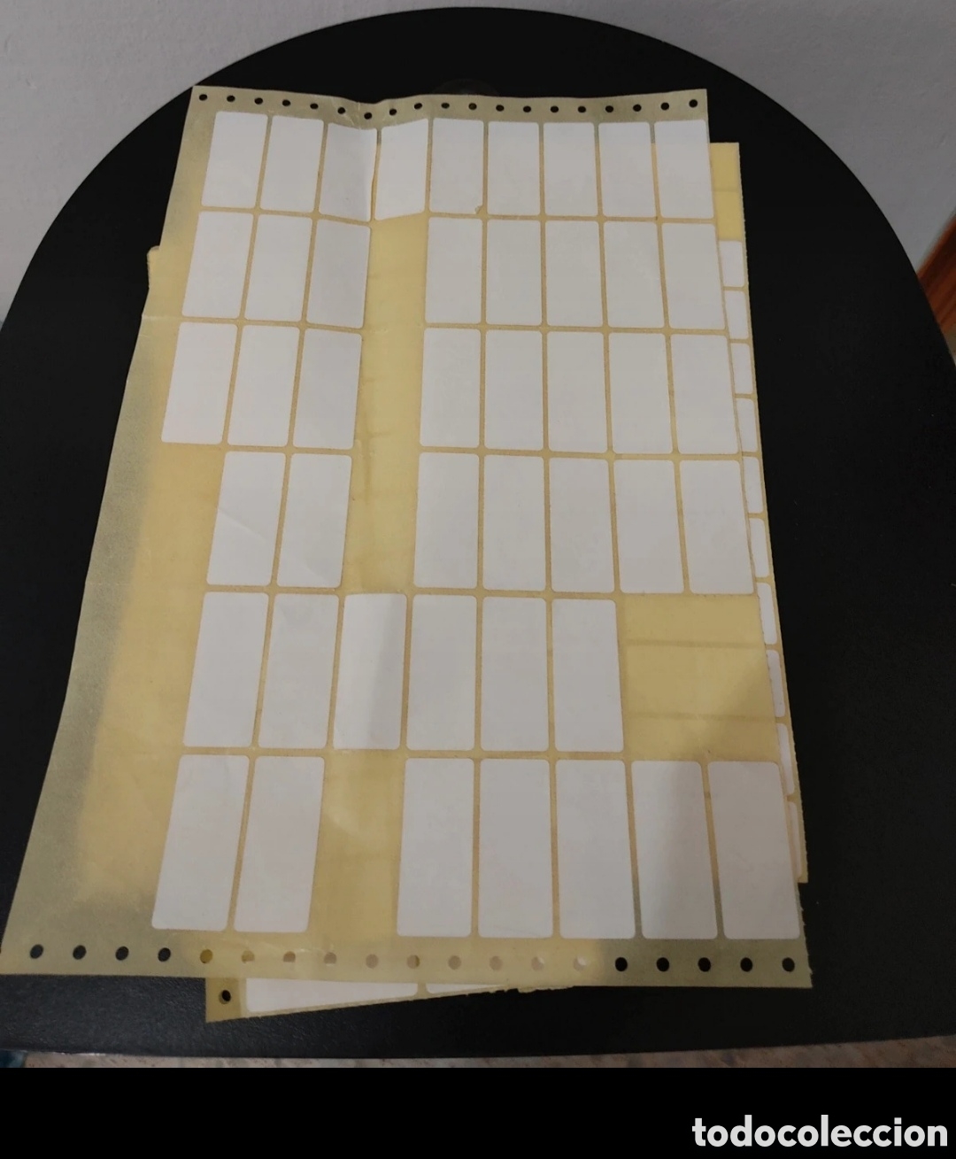 Etiquetas antiguas: Lote de Etiquetas Adhesivas Rectangulares - Foto 12
