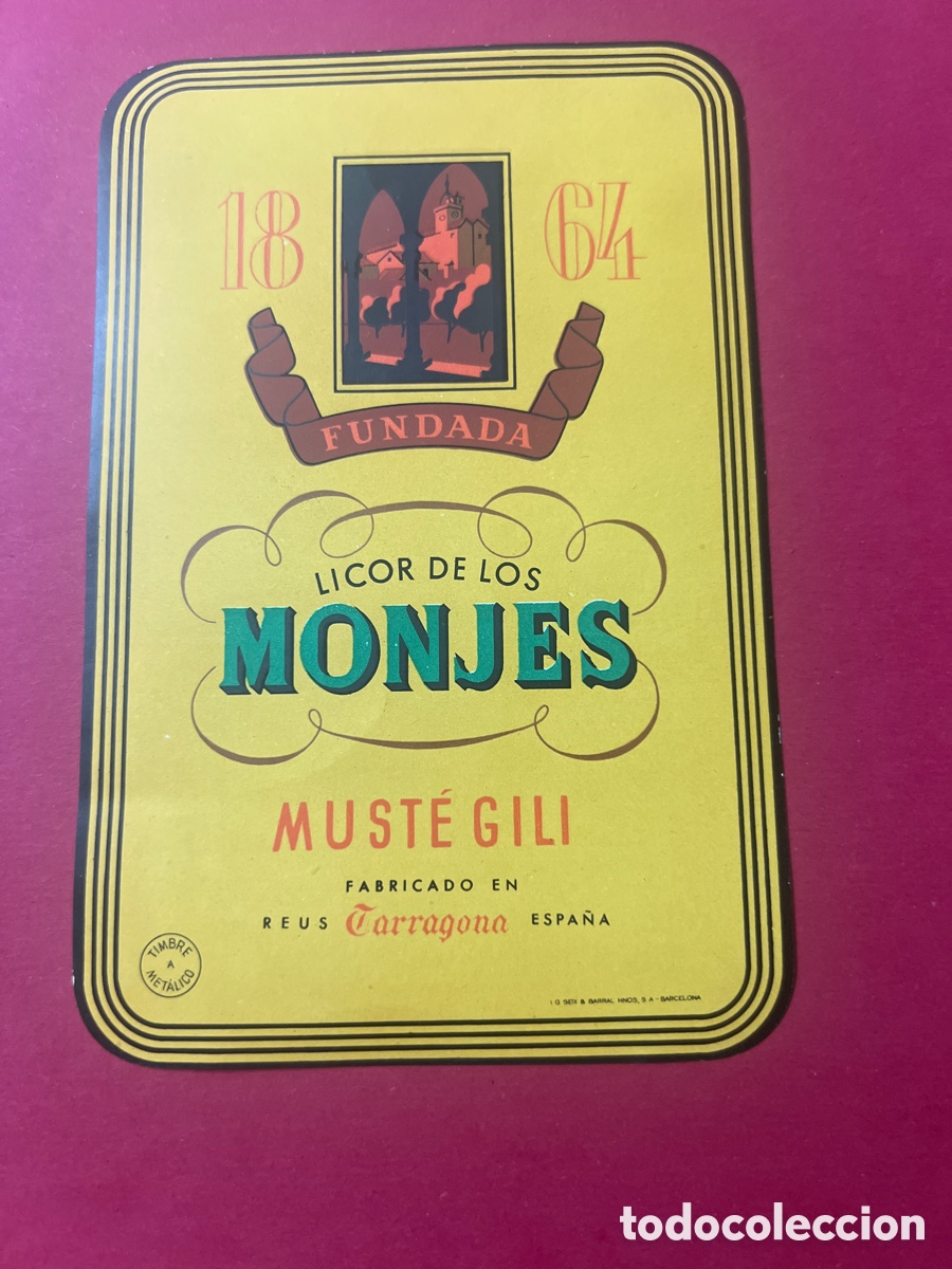 Etiquetas antiguas: L1357. LOTE DE ETIQUETAS DE LICOR - Foto 2