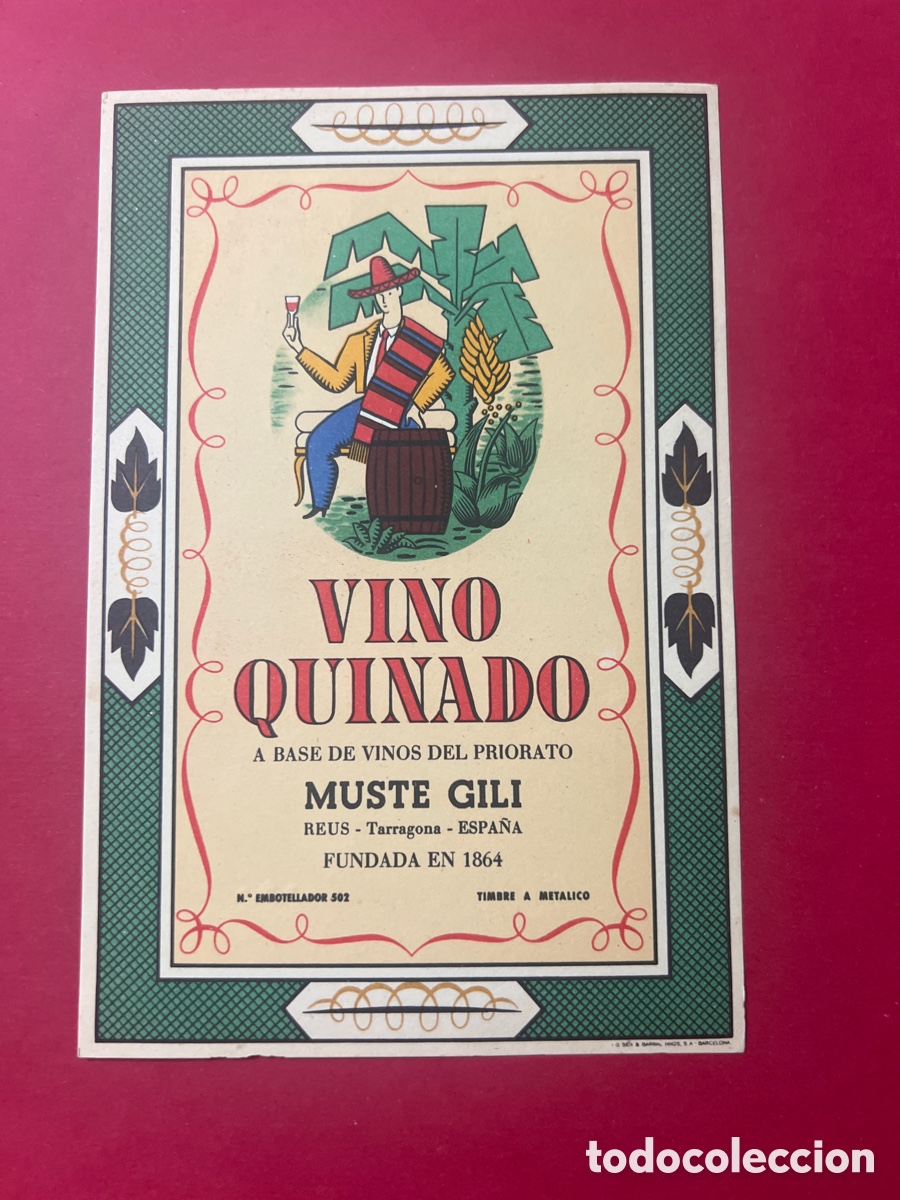 Etiquetas antiguas: L1357. LOTE DE ETIQUETAS DE LICOR - Foto 12