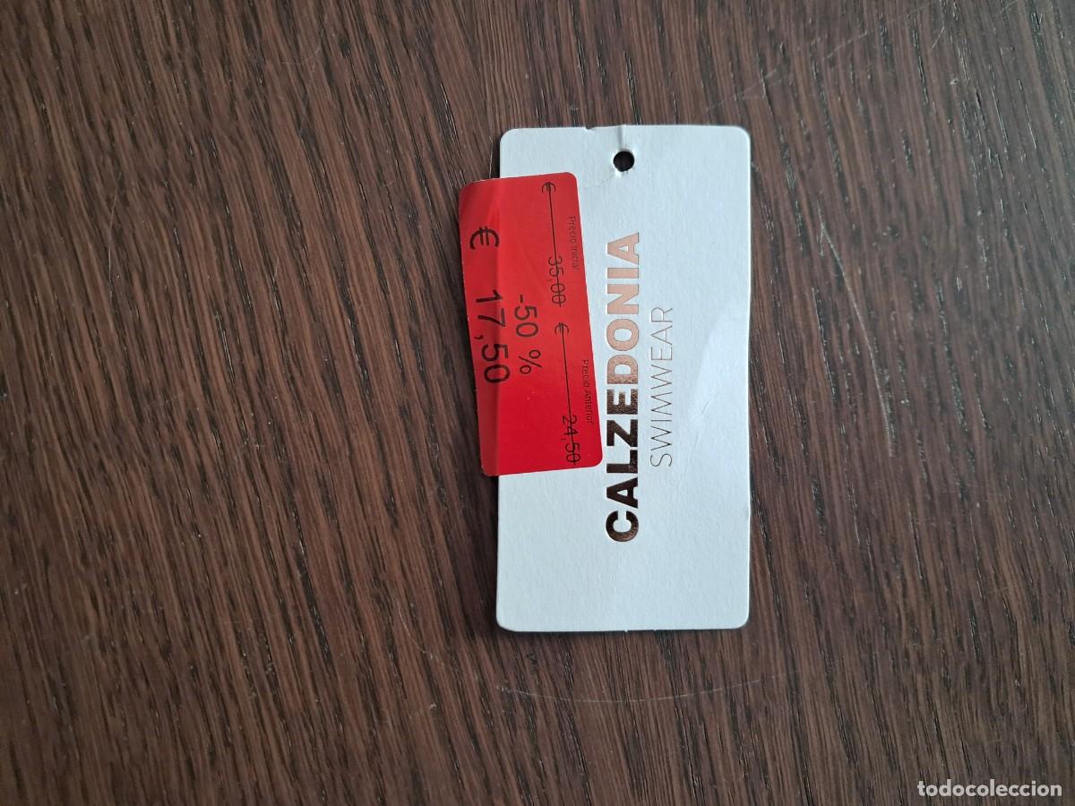 Old Labels: etiqueta de ropa, Calzedonia, Swimwear.