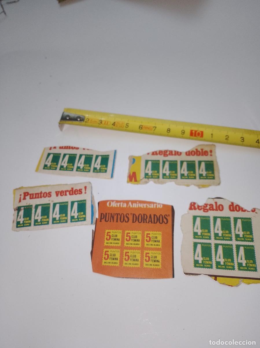 Alte Etiketten: Puntos gallina blanca lote a&ntilde;os 60,70 aproximado