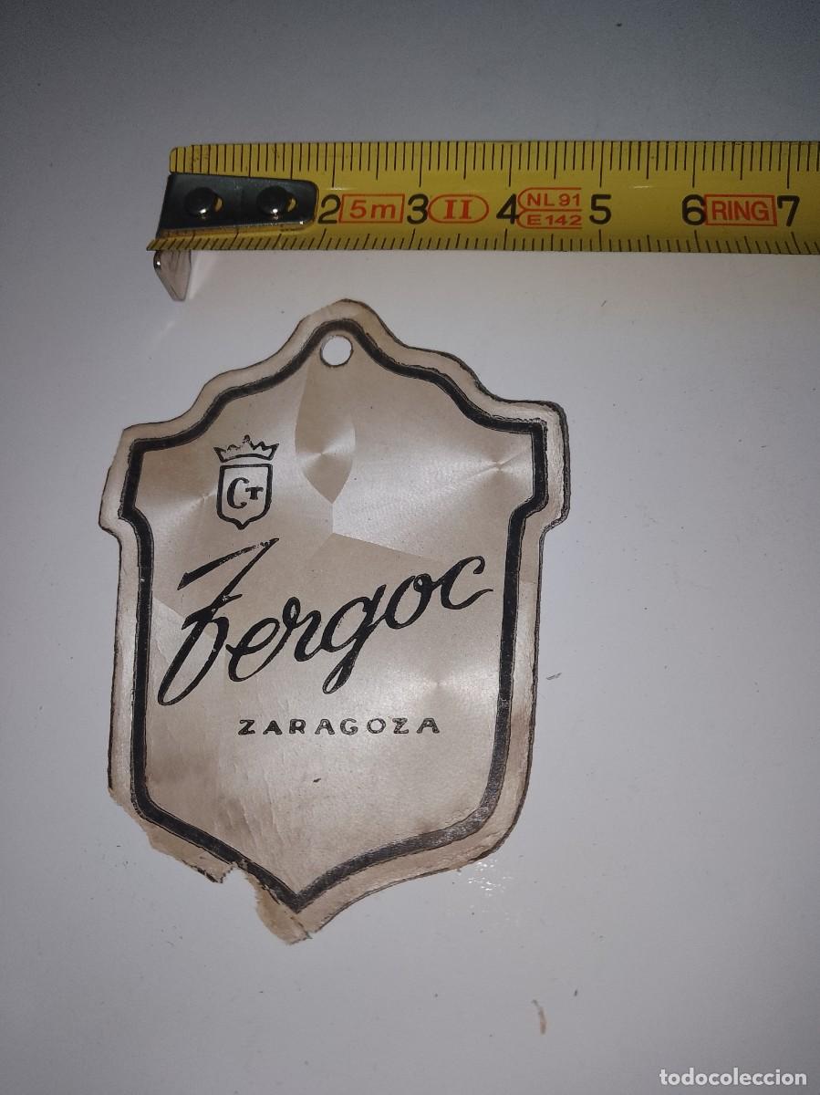 Alte Etiketten: Bergoc Zaragoza etiqueta a&ntilde;os 50 60 aproximado &uacute;nica