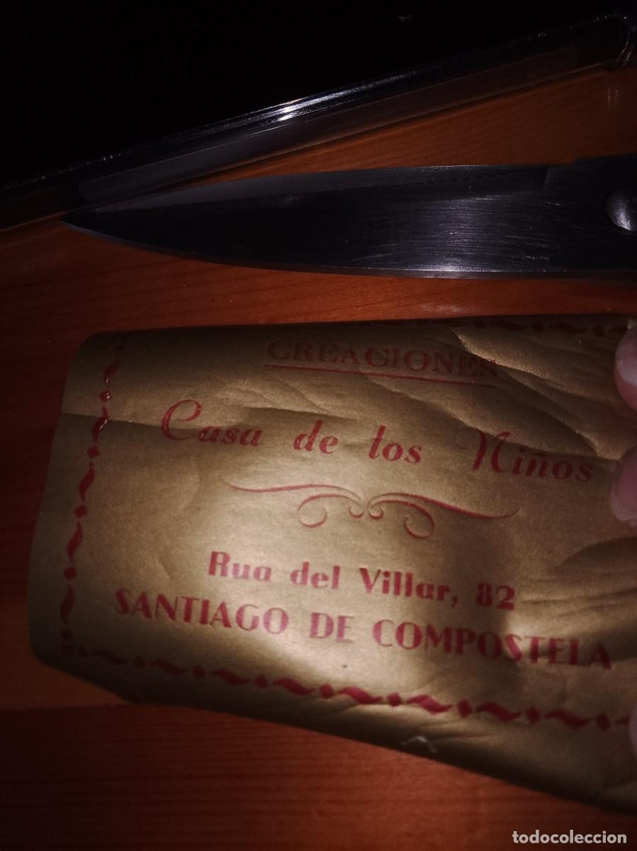 Etiquetas antigas: Etiqueta a&ntilde;os 50 60, creaciones casa,de los ni&ntilde;os, santiago de compostela