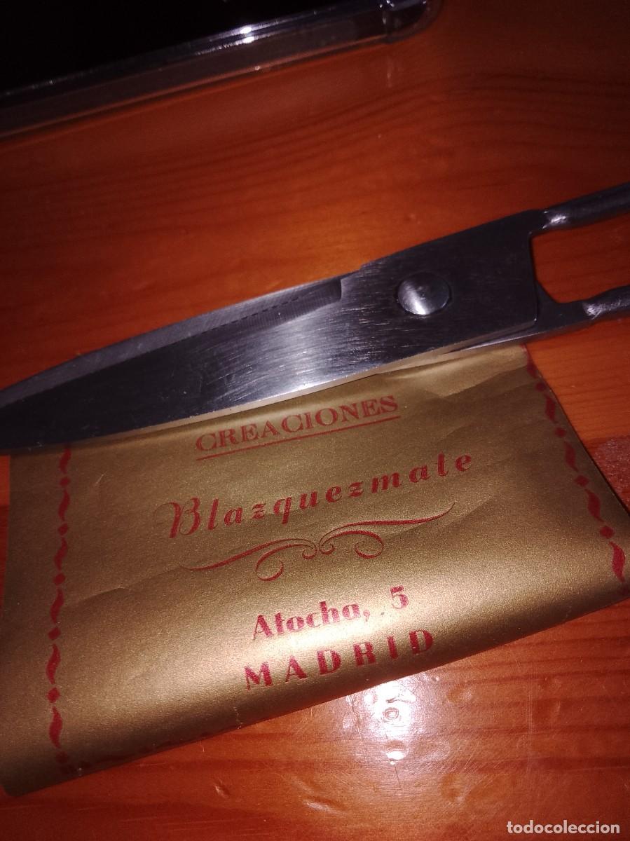 &Eacute;tiquettes anciennes: Etiqueta a&ntilde;os 50 60 creaciones Bl&aacute;zquez mate Madrid