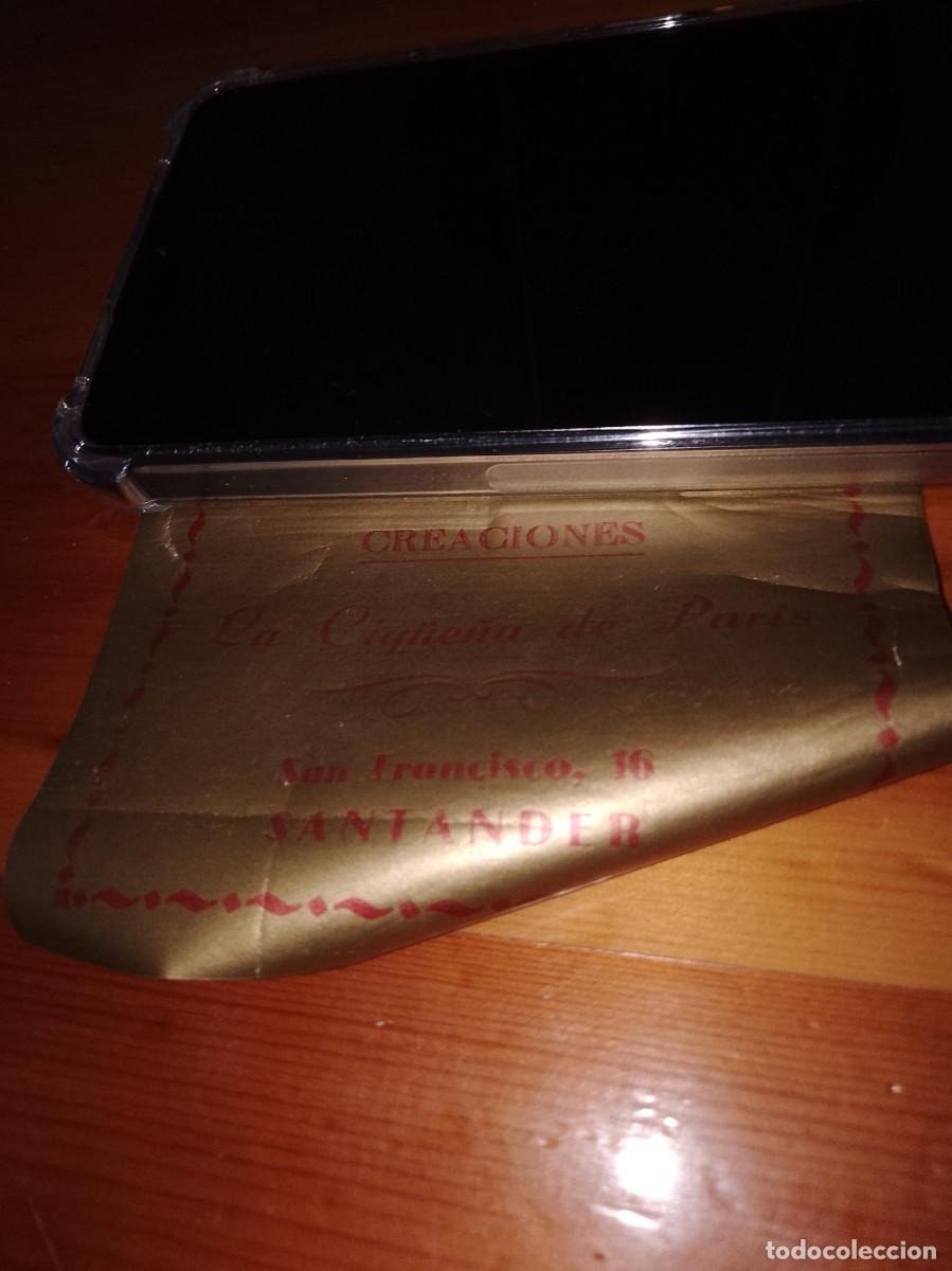 Alte Etiketten: Etiqueta a&ntilde;os 50 60, creaciones la cig&uuml;e&ntilde;a,de Paris, Santander