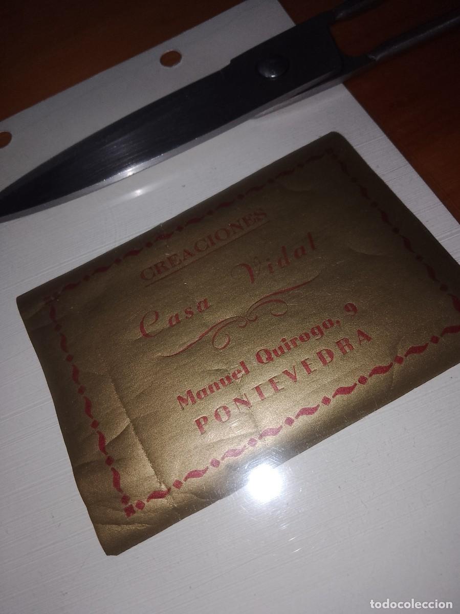 Alte Etiketten: Etiqueta a&ntilde;os 50 60, creaciones casa,Vidal Pontevedra