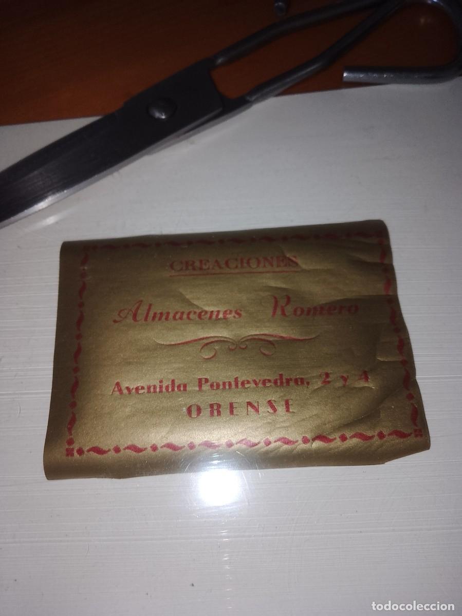 Alte Etiketten: Etiqueta a&ntilde;os 50 60, creaciones almacenes romero orense