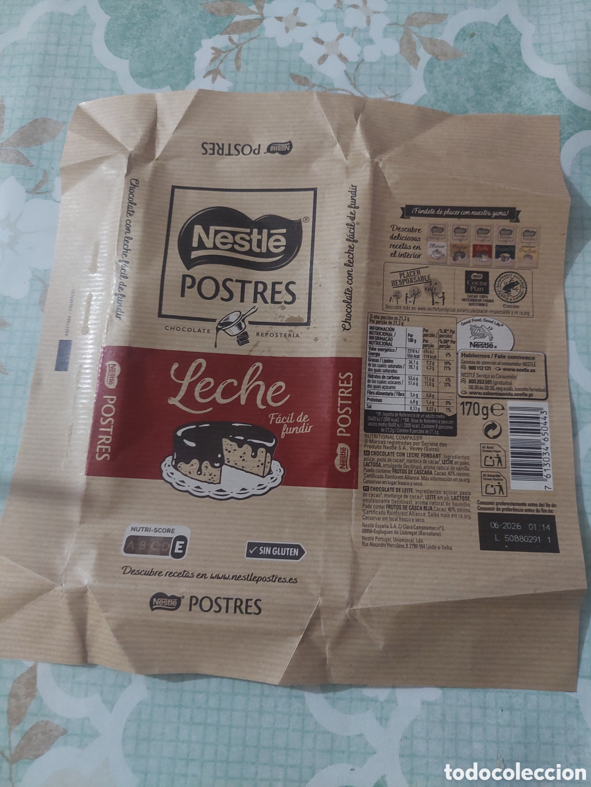 Etiquetas antiguas: ETIQUETA NESTL&Eacute; PISTRES CHOCOLATES - Foto 1