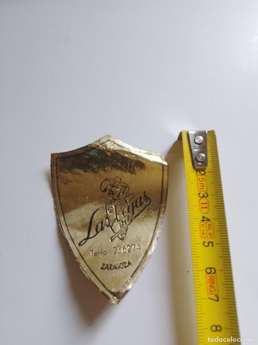 Etiquetas antigas: Cafeter&iacute;a las vegas, Zaragoza,a&ntilde;os 50,60, de una vieja imprenta