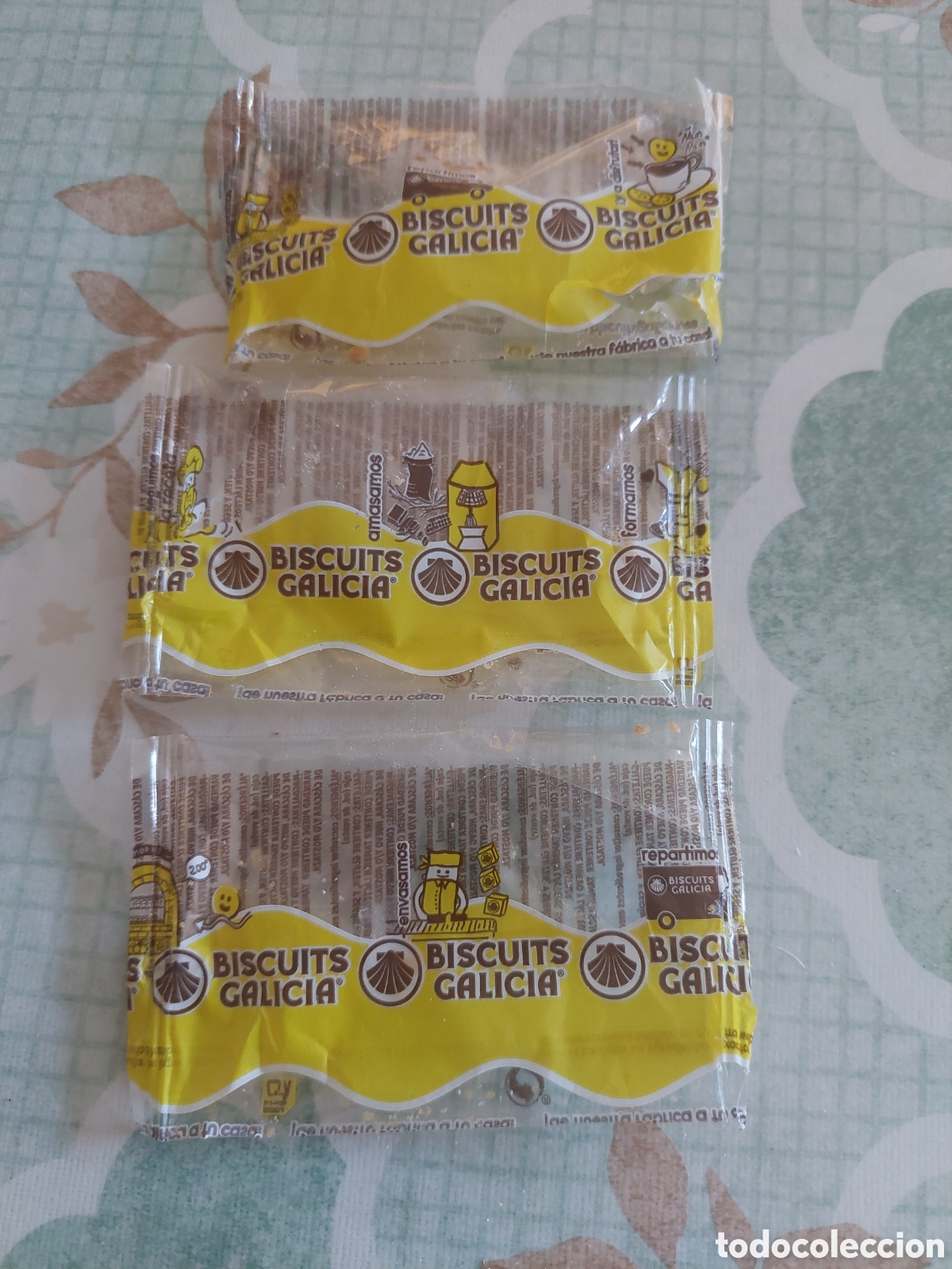 Etiquetas antiguas: EMBOLTIRIO GALLEGA BISCUITS GALICIA - Foto 1
