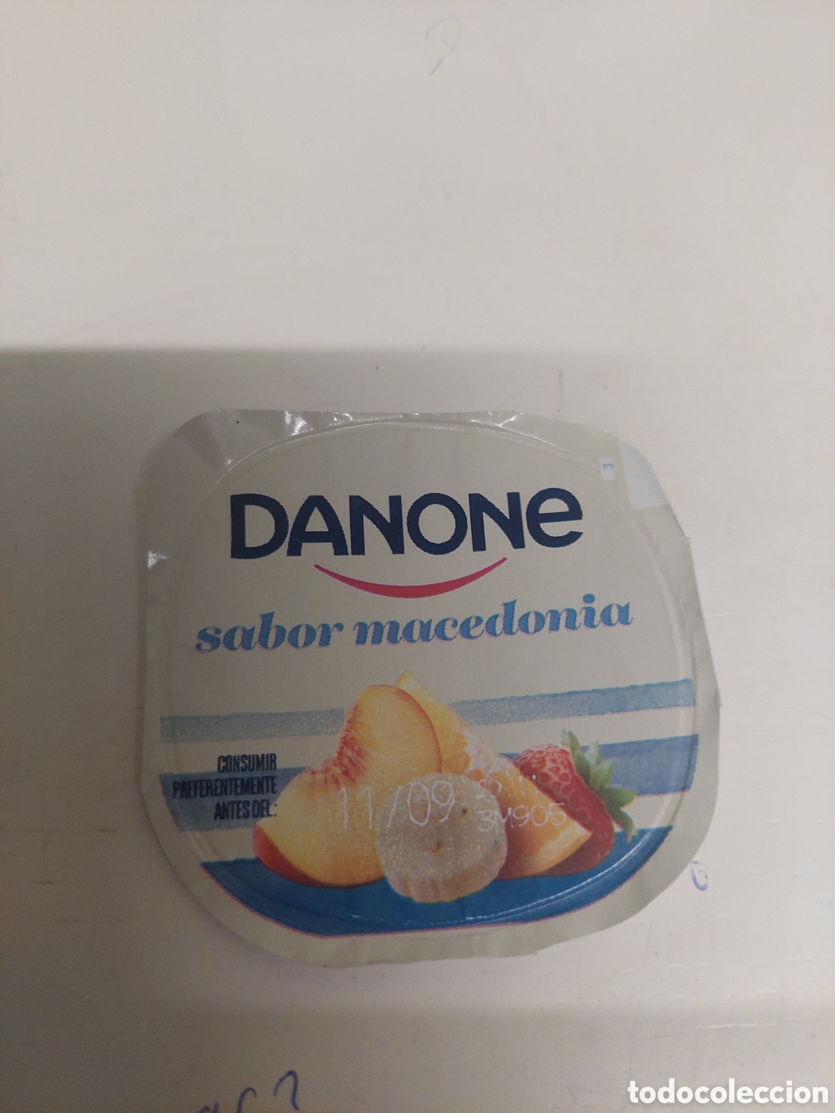Etiquetas antiguas: ETIQUETA DANONE YOGUR MACEDONIA - Foto 1
