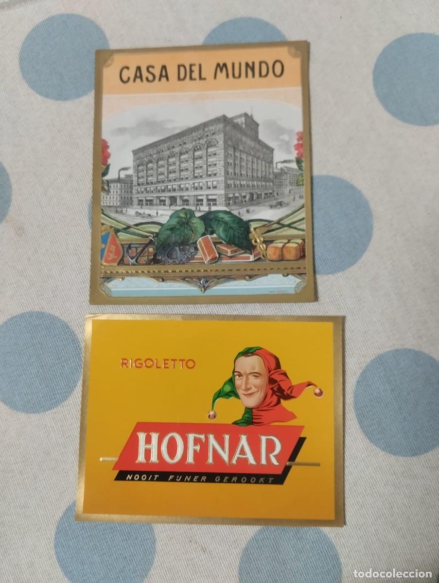 Etiquetas antiguas: Lote de Litografias de Charuto - Foto 12