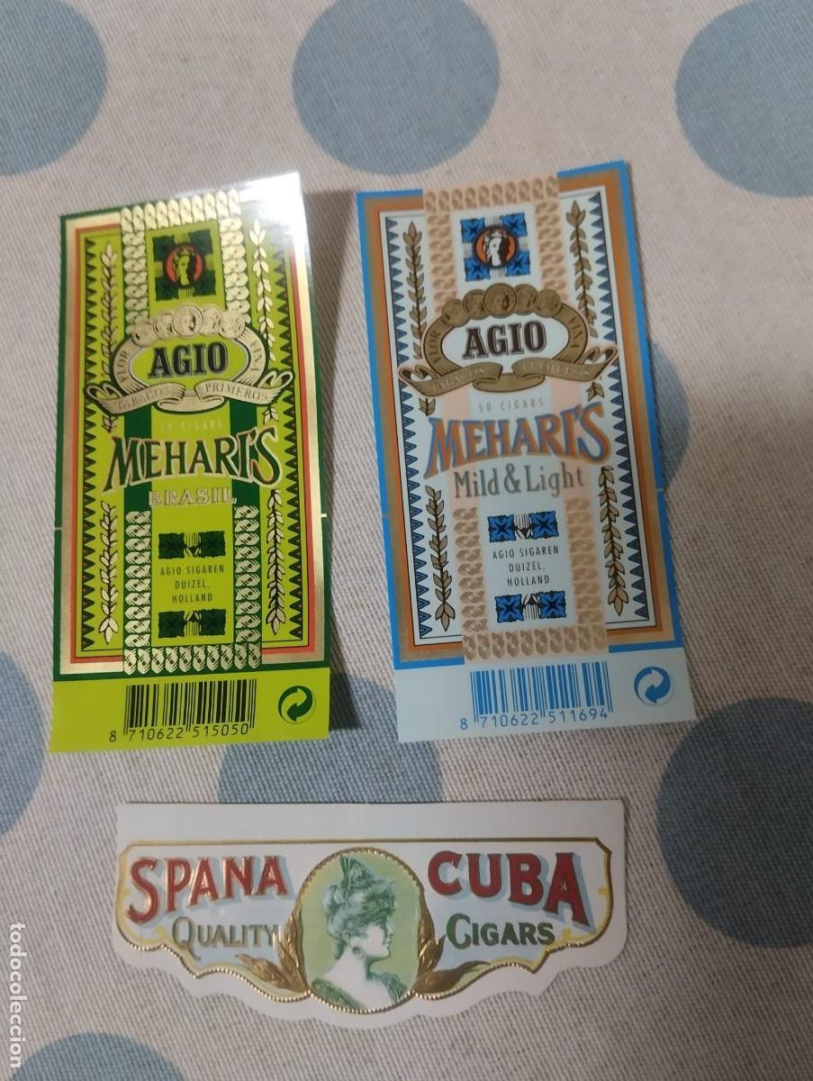 Etiquetas antiguas: Lote de Litografias de Charuto - Foto 17