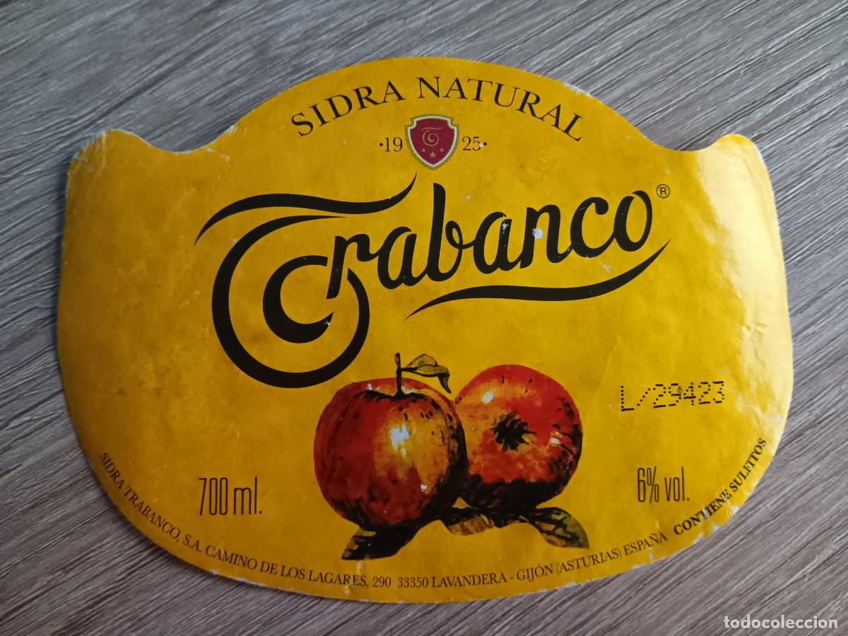 Etiquetas antiguas: ETIQUETA SIDRA NATURAL TRABANCO - Foto 1