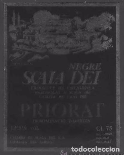 Etichette antiche: Priorat *Scala Dei. Collita 1988* Nueva.