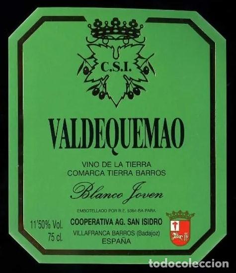 Etichette antiche: Villafranca Barros (Badajoz) Bodegas *Valdequemao*