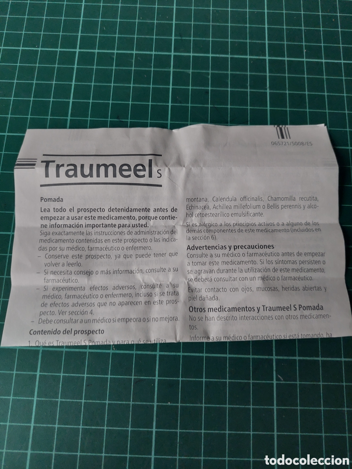 Etiquetas antiguas: MEDICAMENTOS TRAUMEEL PR&Oacute;SPETO - Foto 1