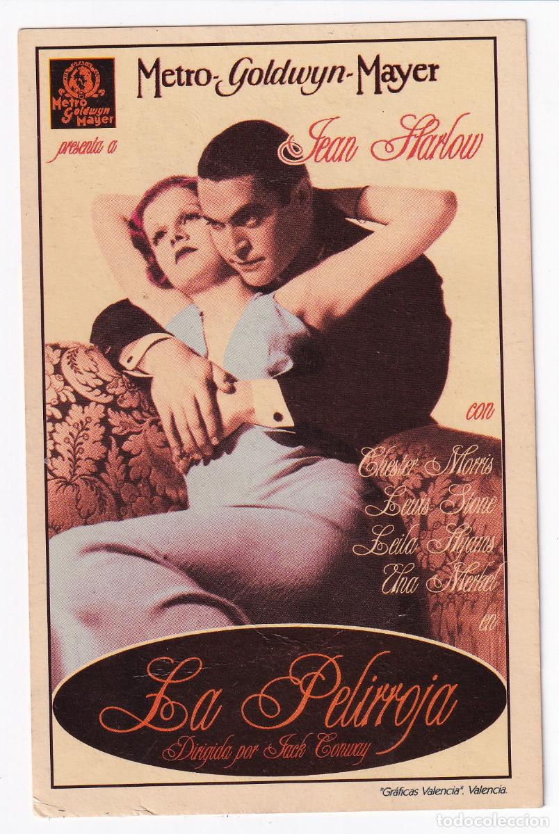 Etiquetas antiguas: CINE.- Programa de Cine Facsimil. La Pelirroja. Jean Harlow. - Foto 1