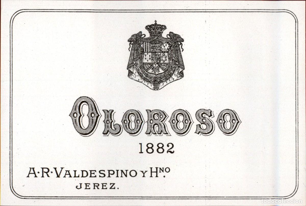Alte Etiketten: Oloroso 1882 - A.R. Valdespino y Hno. Jerez
