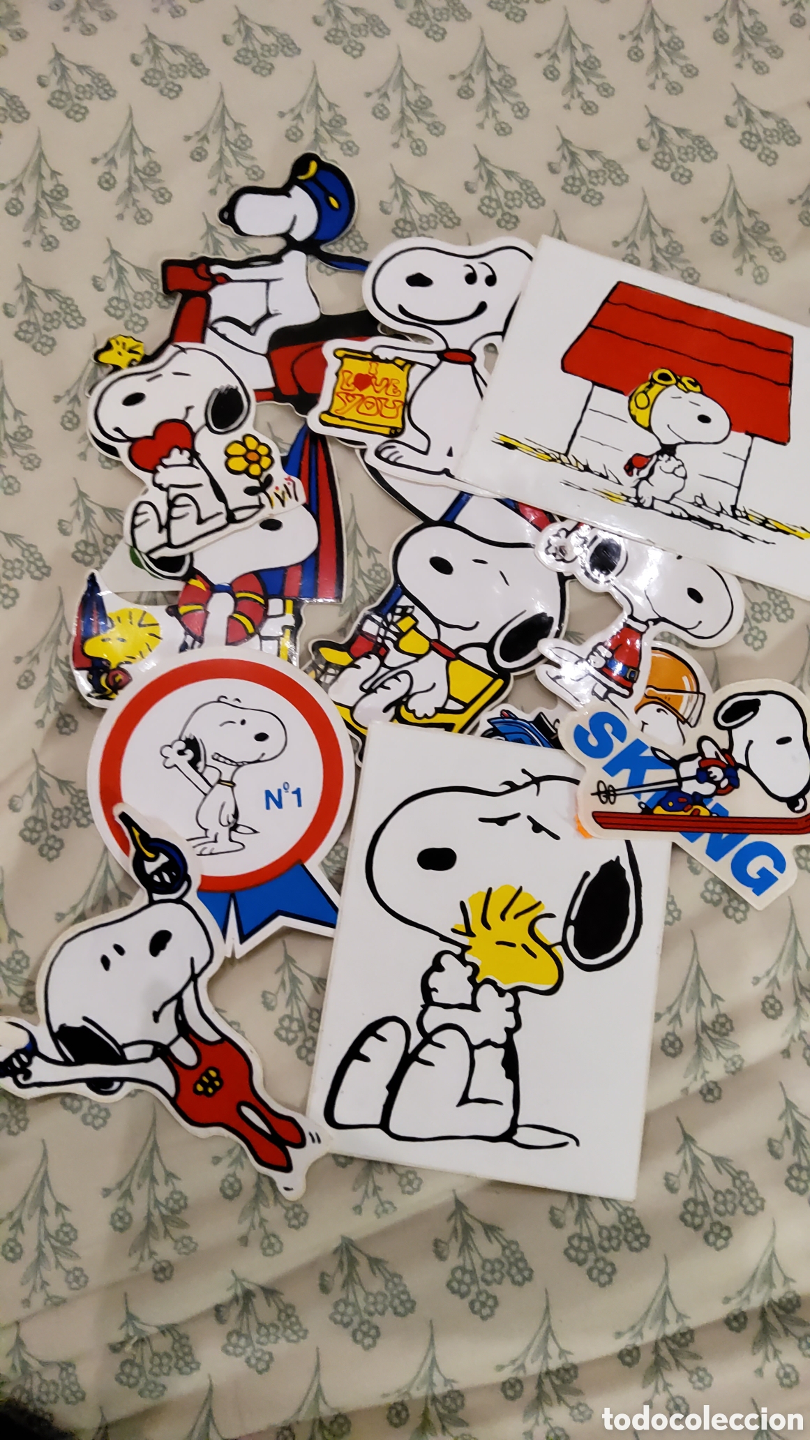 Etiquetas antiguas: Colecci&oacute;n adhesivos de Snoopy - Foto 3