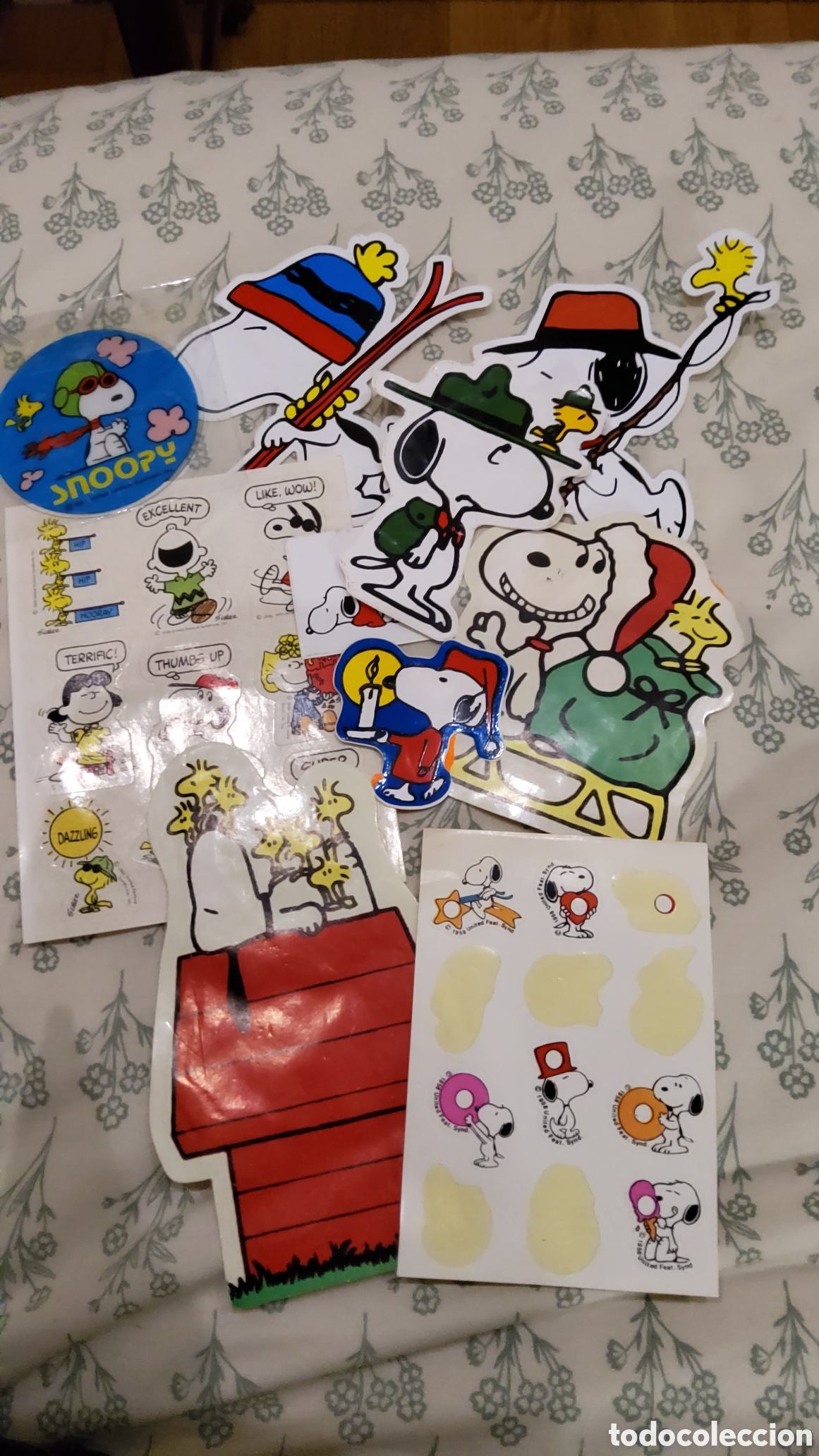 Etiquetas antiguas: Colecci&oacute;n adhesivos de Snoopy - Foto 6