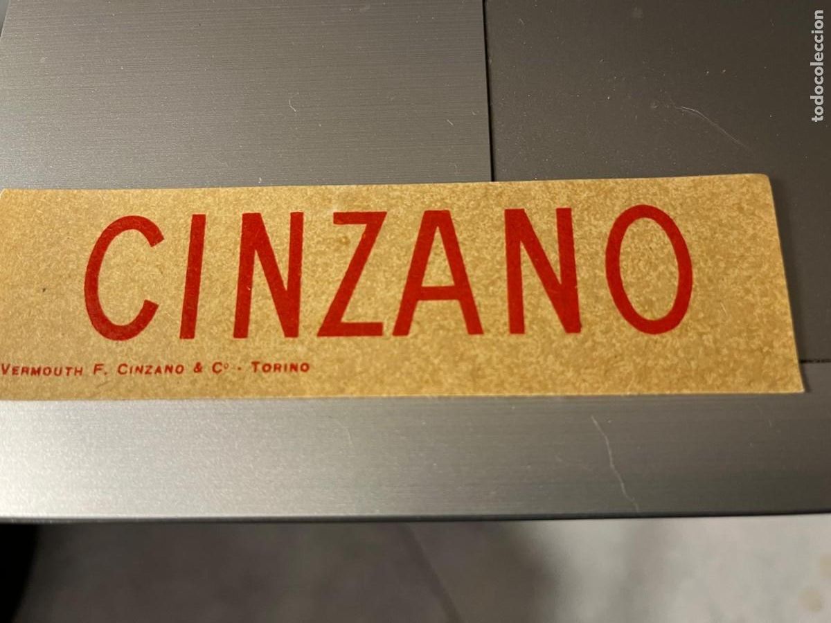 Etiquetas antiguas: etiqueta CINZANO VERMOUTH - Foto 1